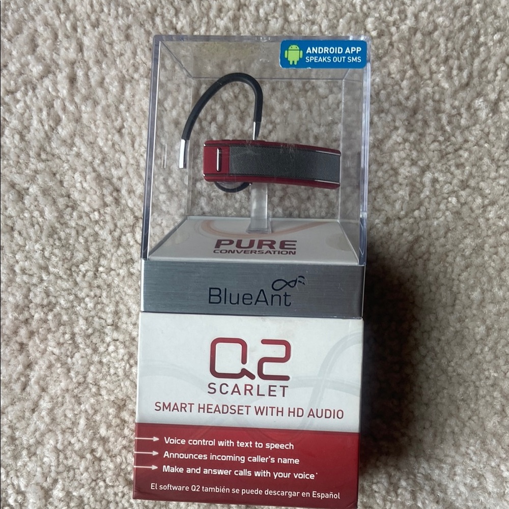 BlueAnt Q2 Scarlet Smart Headset